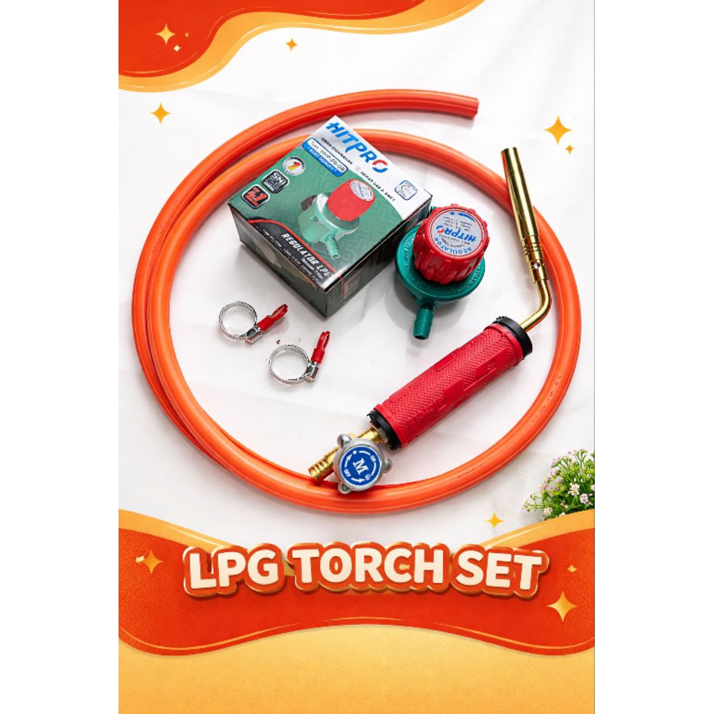 Kompor Torch Lpg Komplit kepala torch manual Gas torch blow torch kepala heating alat las mini alat 