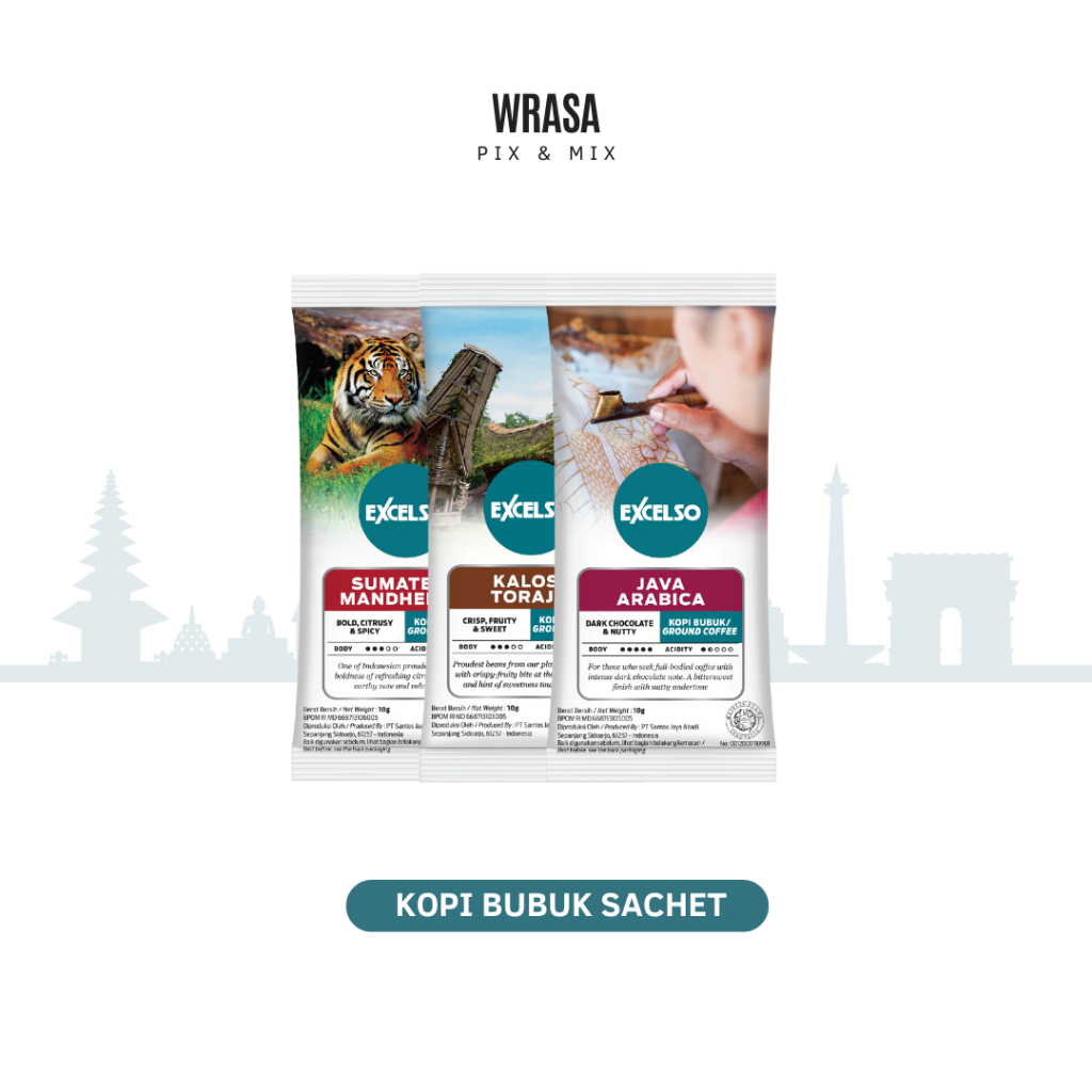 Excelso Kopi Bubuk Single Serving - Sachet