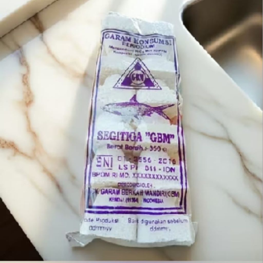 garam bata isi 12 batang merek GBM sudah bpom