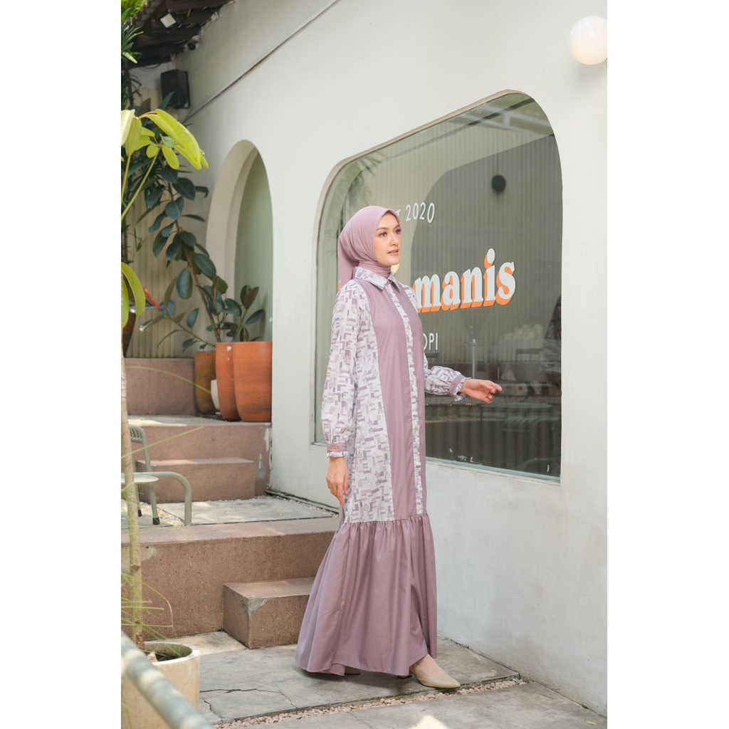 AMELIE ALL KATALOG ROSALIE, AURELLE, OSAKA, ZAHRA, AURORA, ZANIA, ZEYNA Gamis Dress Lebaran Bahan Ka