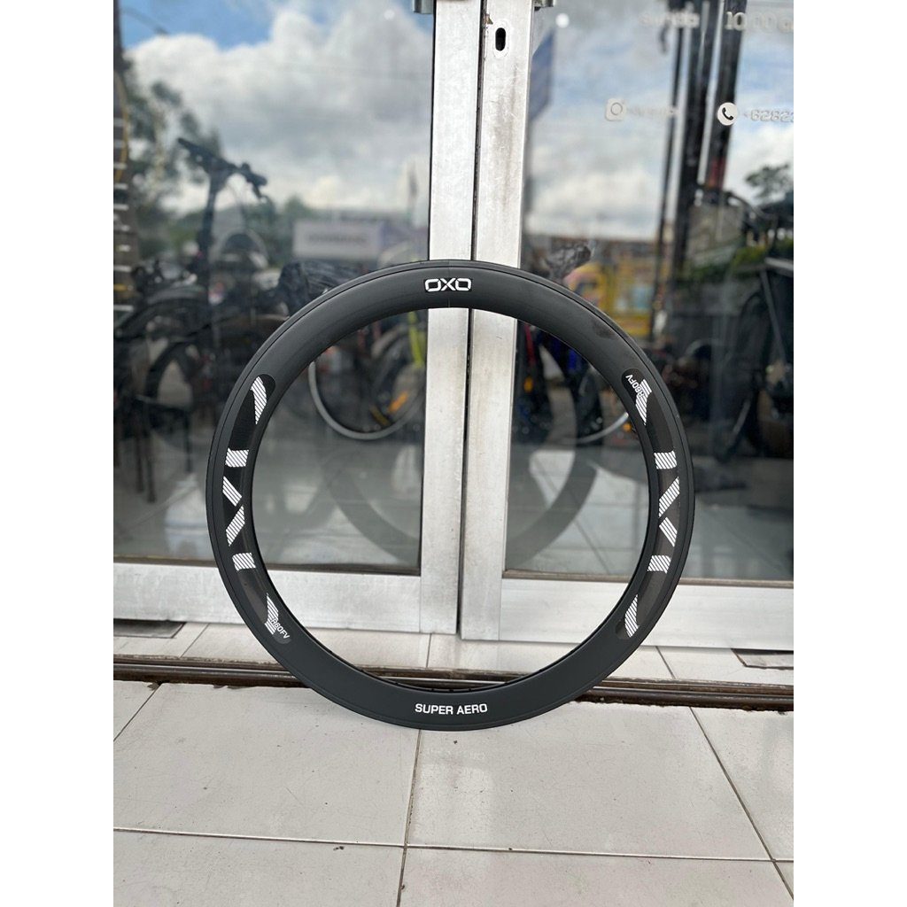 Velg Rims 700c Fixie Balap Super Aero 32 Hole OXO R60