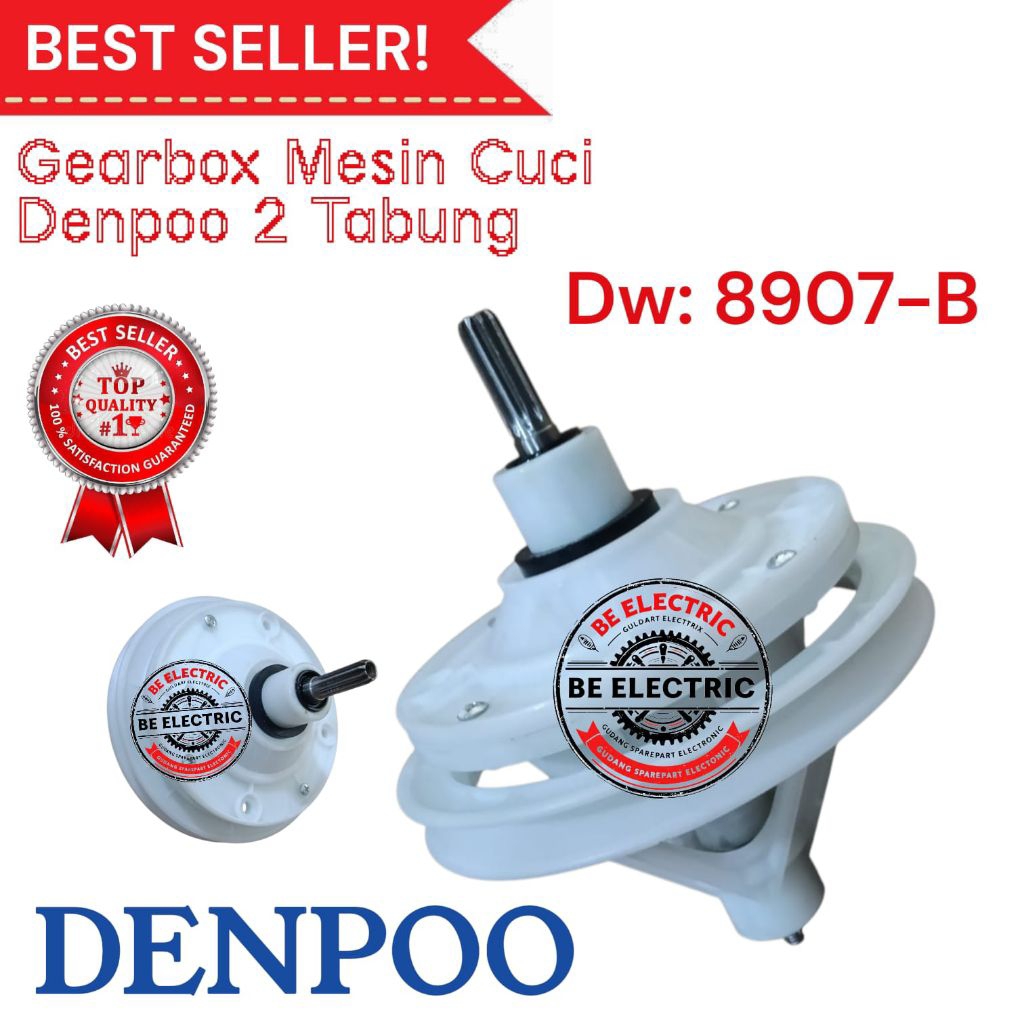 GEARBOX GIRBOX MESIN CUCI DENPOO 2 TABUNG DW8907 B DW-8907B GIGI 10