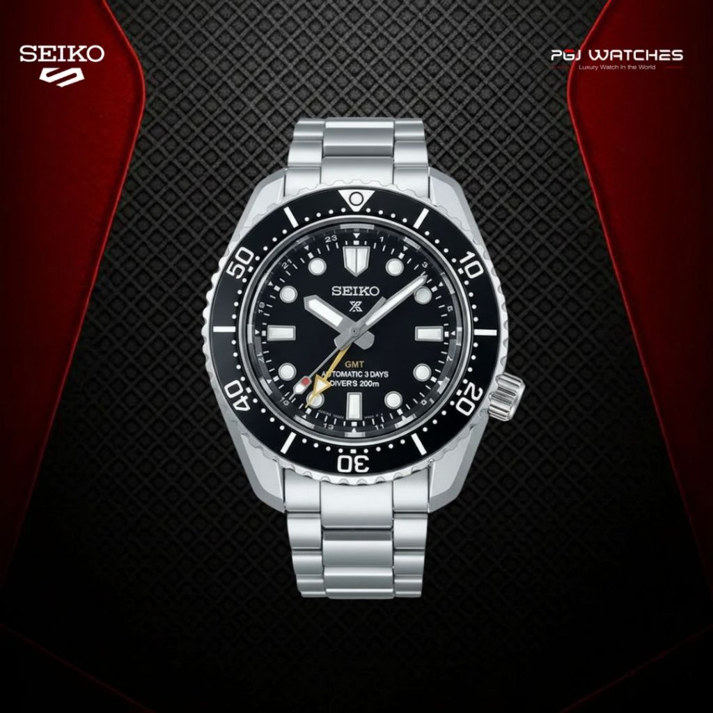SEIKO Prospex 1968 Heritage Diver’s GMT 200m Automatic Black Dial - SPB383J1
