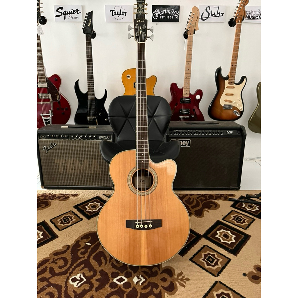 Bass Akustik Elektrik Cort SJB6FX NAT