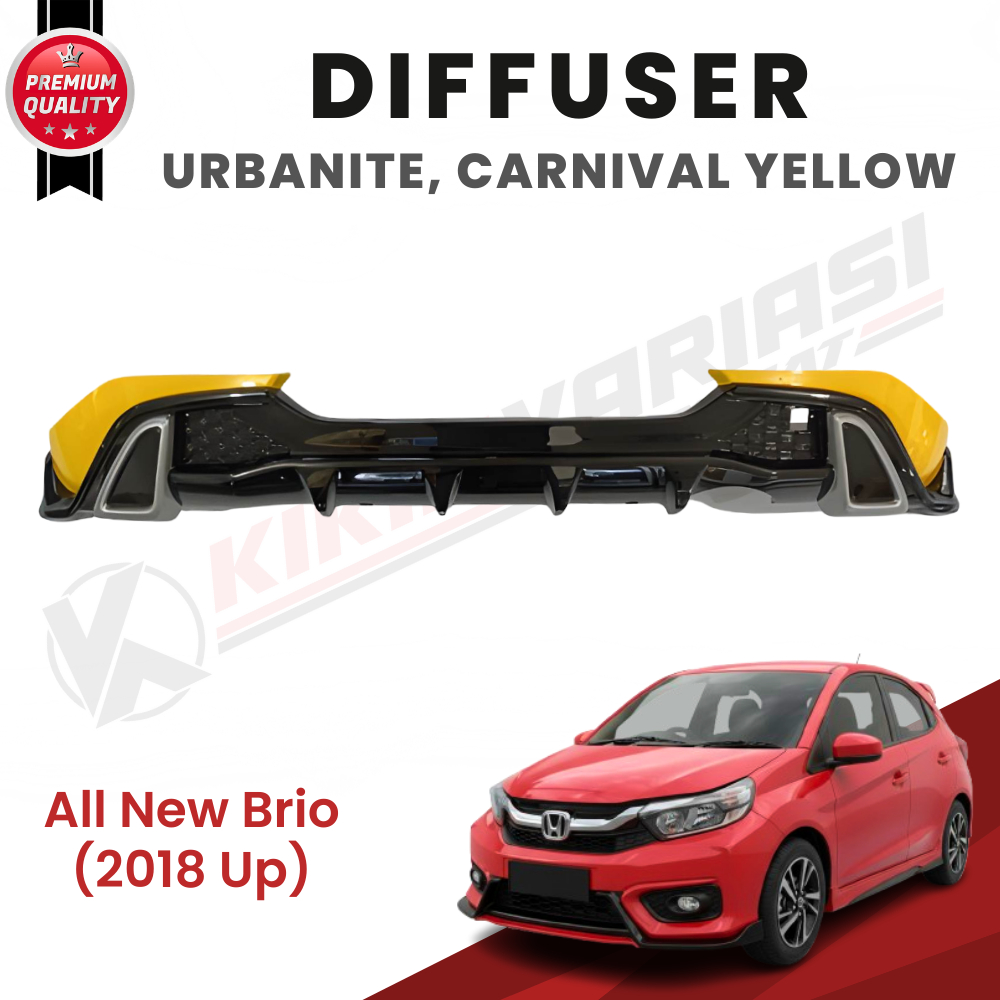 BODYKIT BELAKANG ALL NEW BRIO URBANITE CARNIVAL YELLOW