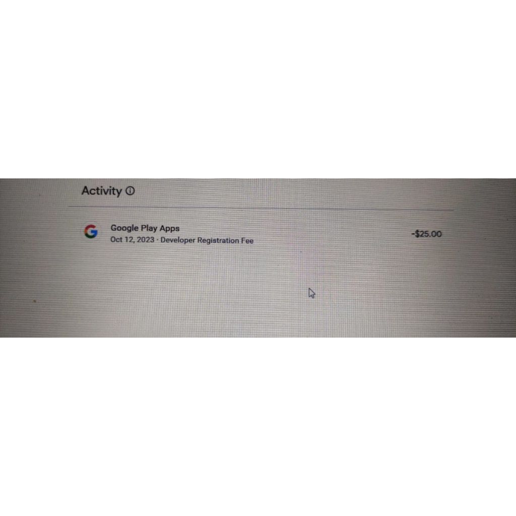 Akun google play console tahun 2023