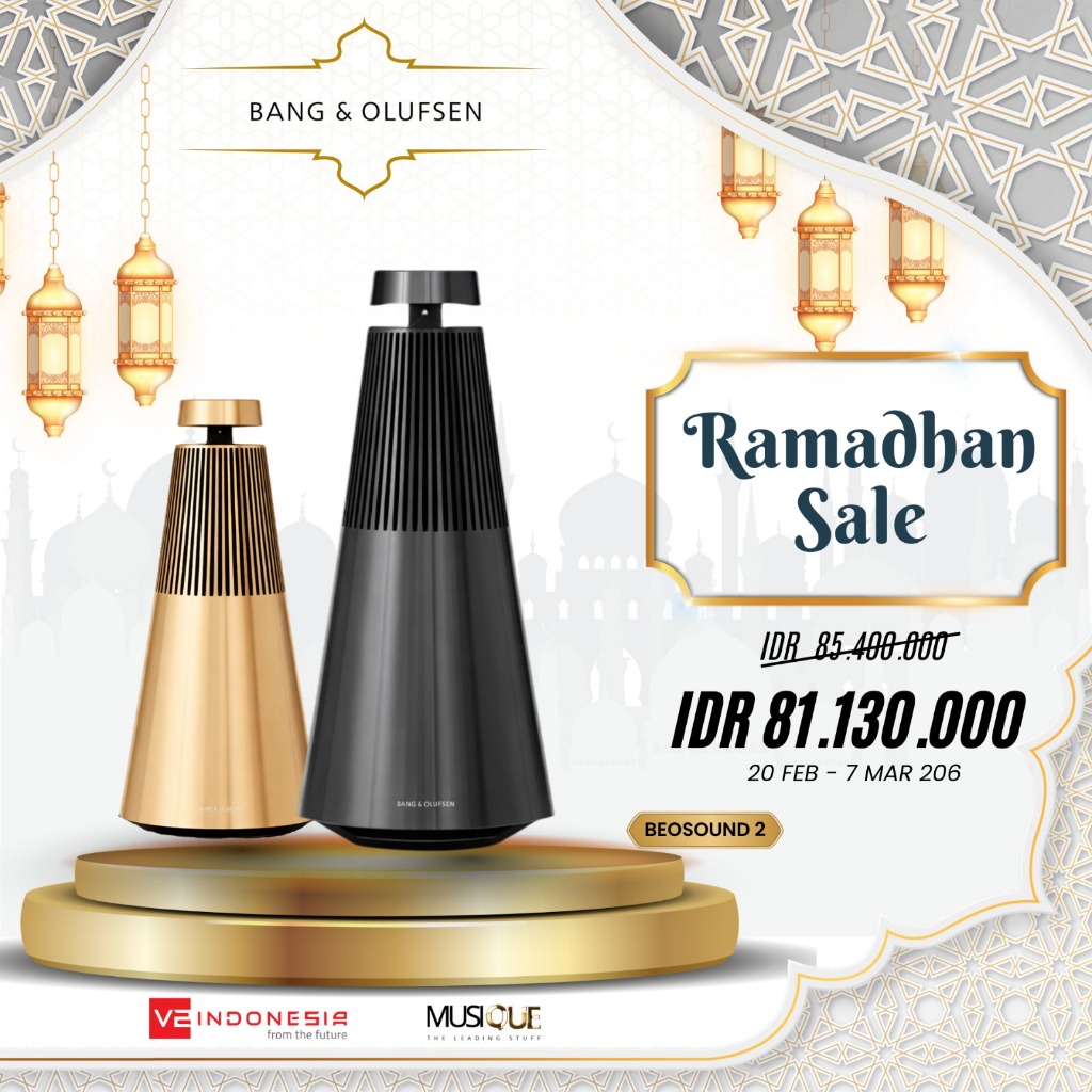 B&O Bang & Olufsen Beosound 2 Gen3 Multiroom Wi-Fi Speaker