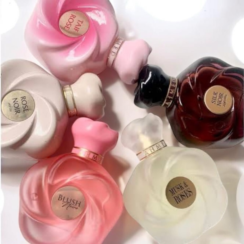 Parfum Rose Noir Musk & Roses by Ahmed Al maghribi Perfume Arab Dubai ORIGINAL