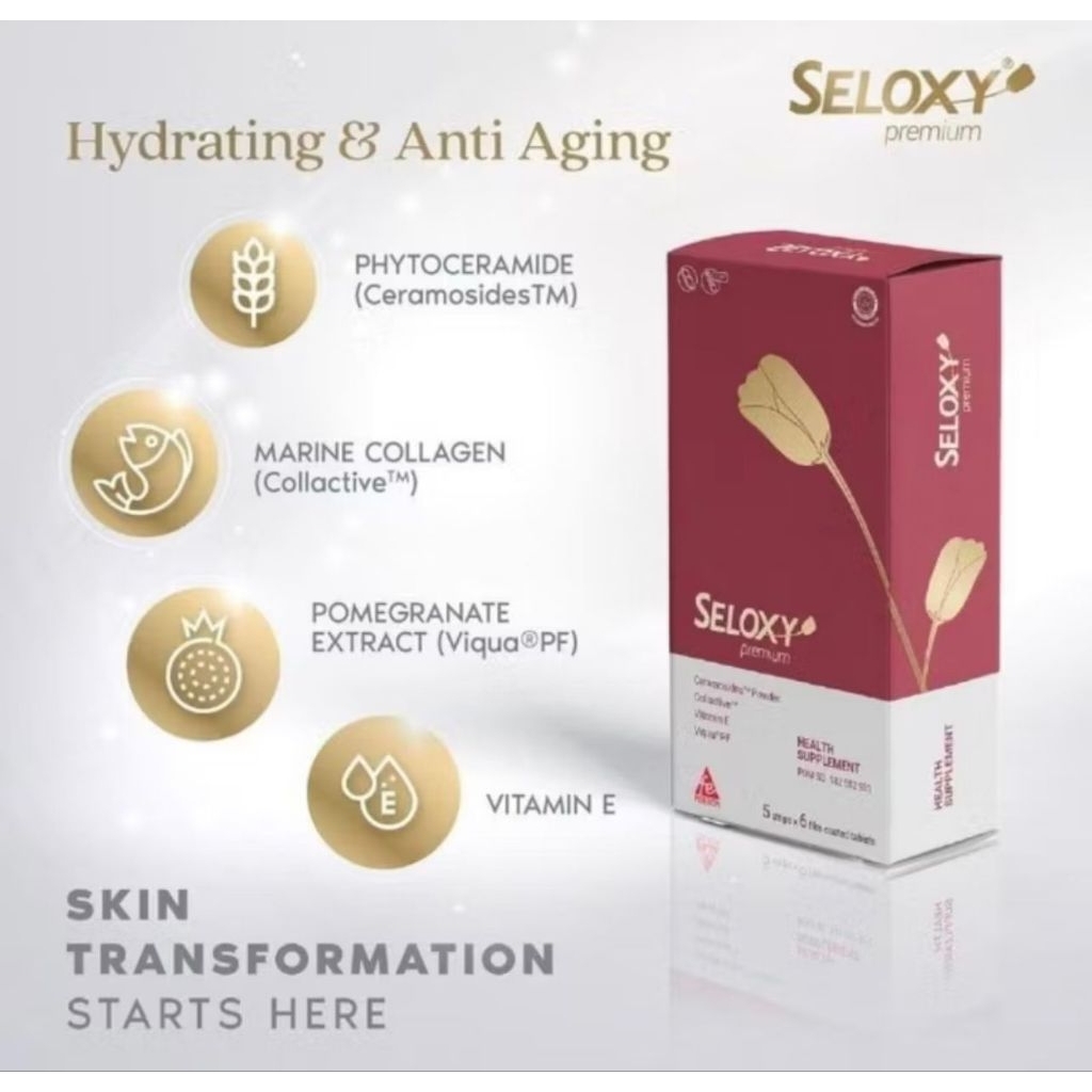 Seloxy premium box 30 tablet ( vitamin antioksidan lengkap kesehatan tubuh )