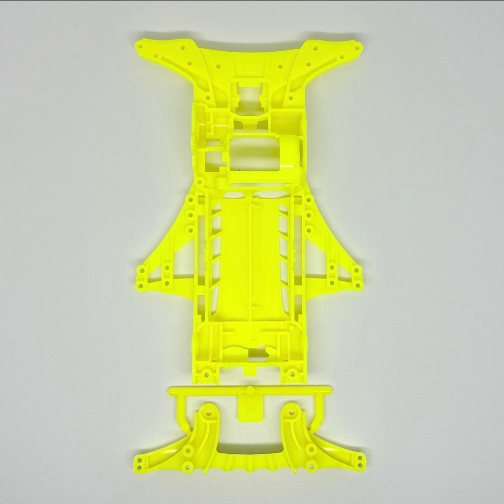 Tamiya FM-A FMA Chassis Fluorescent Yellow Kuning Stabilo Loose Part Original