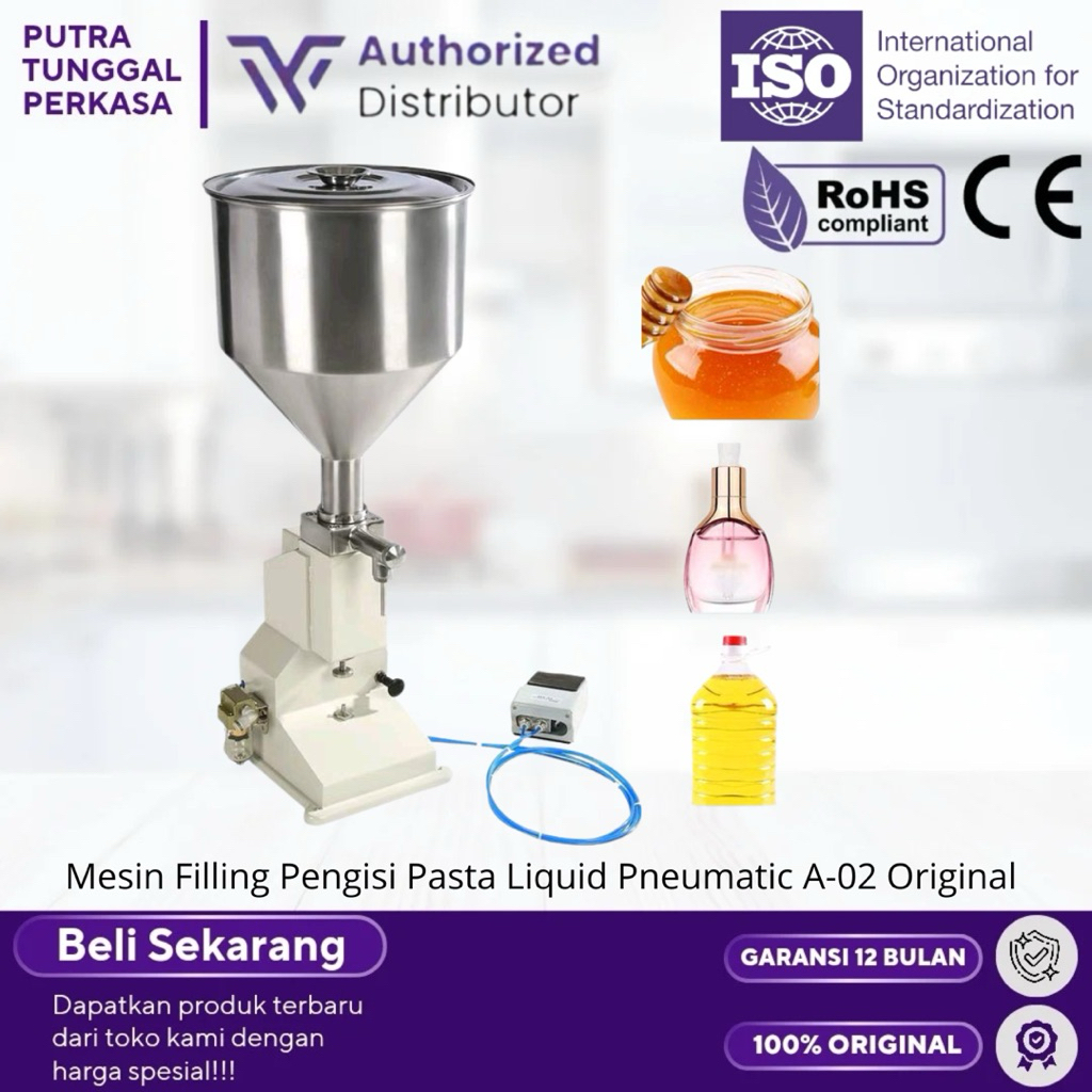 Mesin Filling Pengisi Pasta Liquid Pneumatic A-02 Original