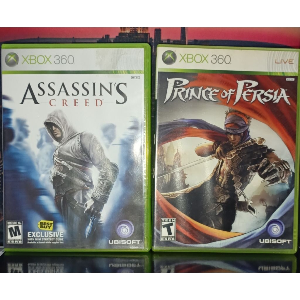 Game Xbox 360 Assassin Creed (2007) & Prince of Persia (2008) R1 USA