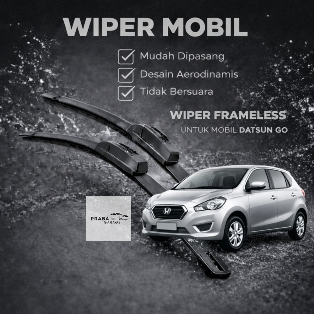 Wiper Frameless Datsun Go Wiper 1 Set Datsun Go Wiper Depan Wiper Sepasang