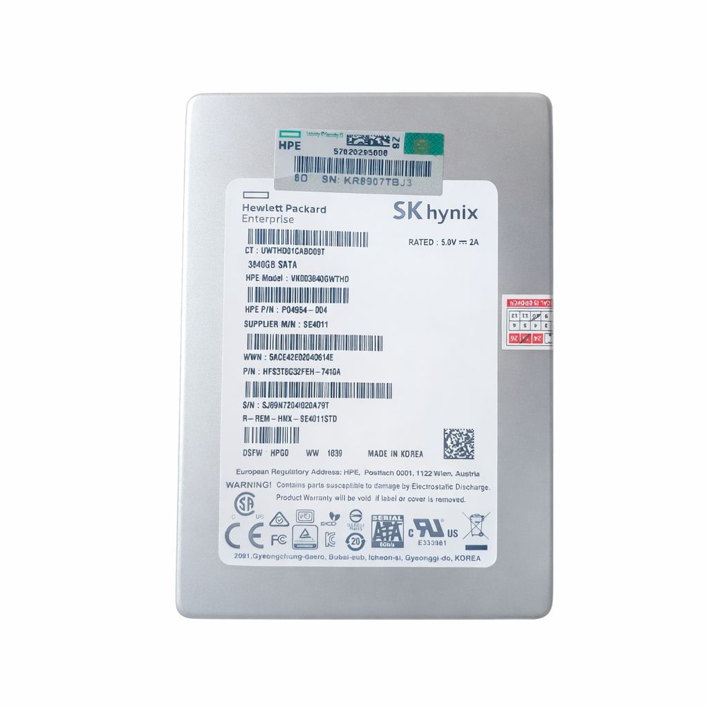SSD HPE SK Hynix SE4011 3.84TB Read Intensive Sata 2,5 Inch / Ssd Enterprise