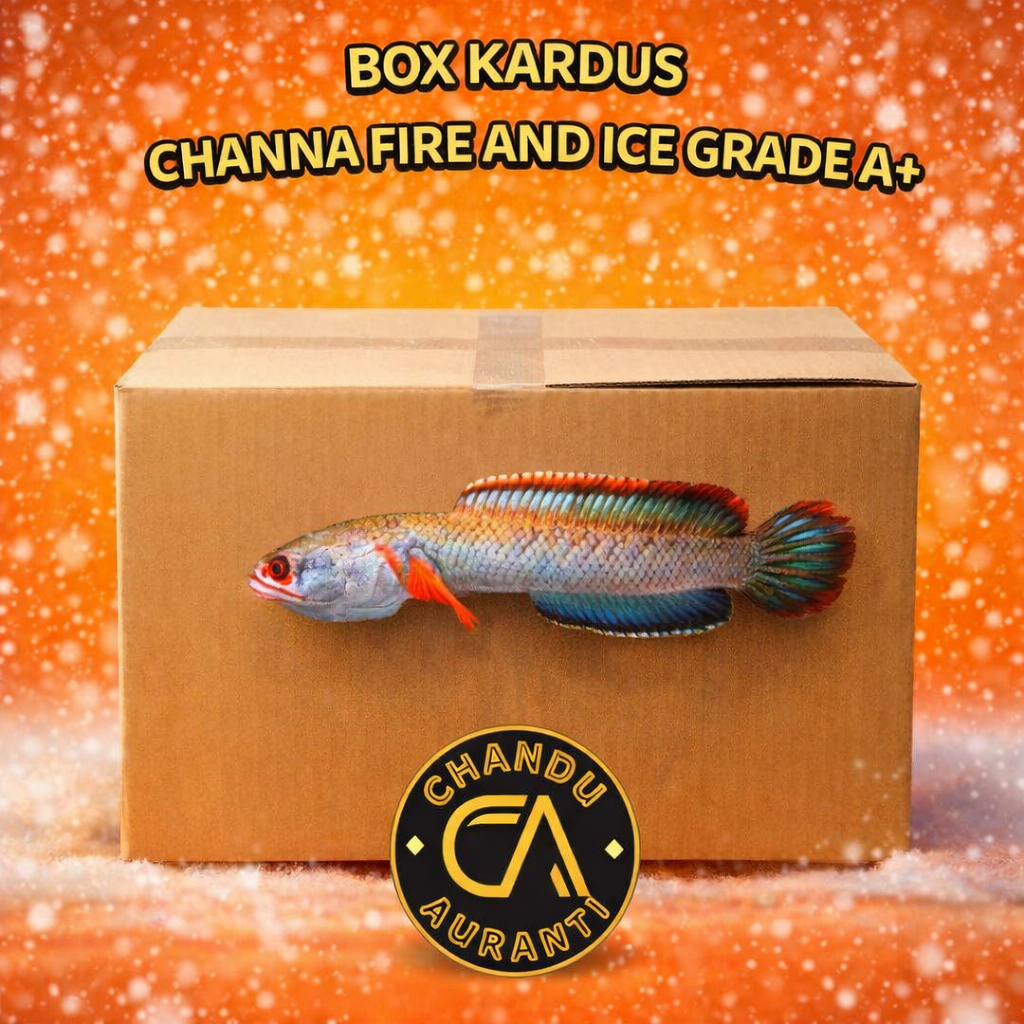 Box Kardus Channa Fire And Ice Pajangan Aquarium Mewah Progressan Terbaik
