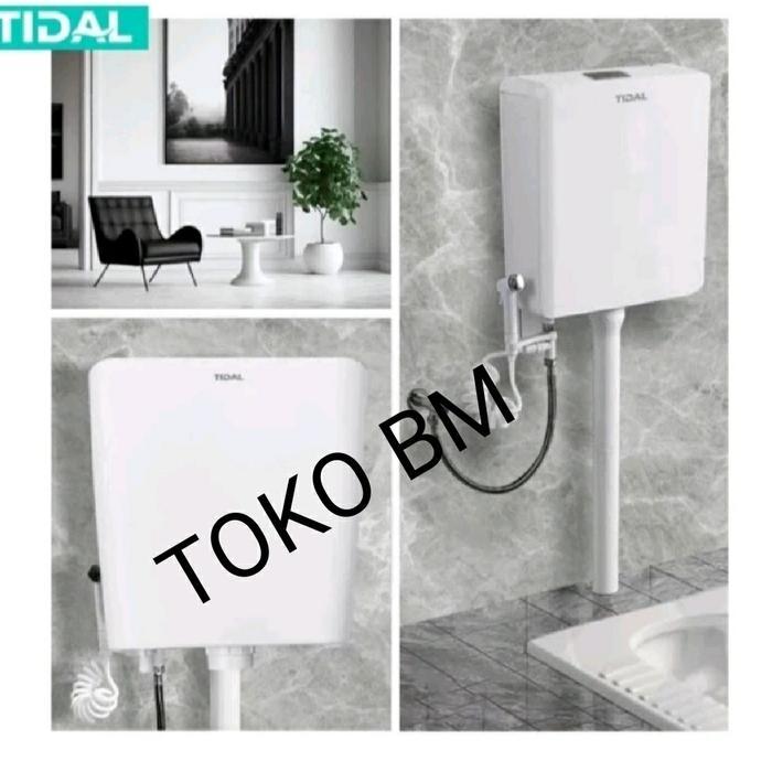 Complete Set/Closet Jongkok Tidal Plus Tabung Flush Td112
