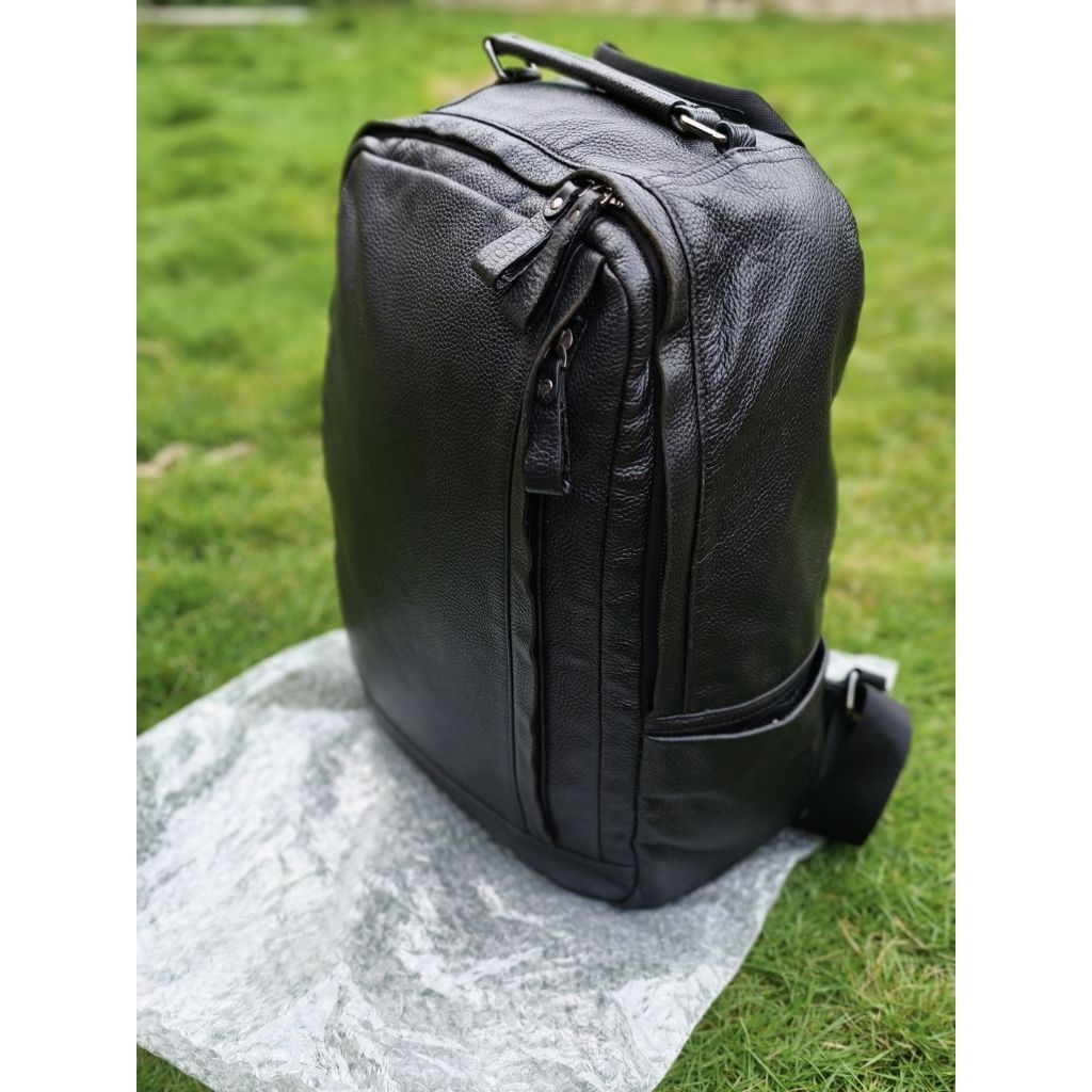 RANSEL BACKPACK KULIT ASLI brand MCGOR PRELOVED