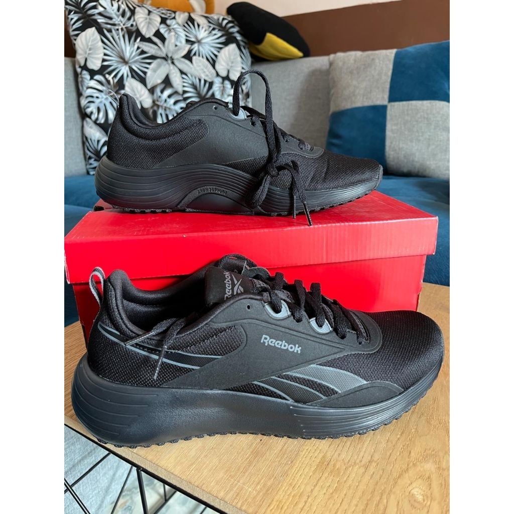 Reebok Lite 4 Plus Men Running Shoes Black Size 41 Original Sale Sport Station