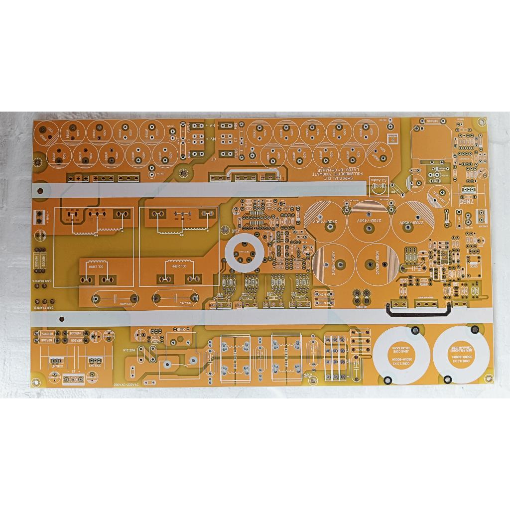 PCB SMPS FULLBRIDGE PFC 7000WATT 7KW DUAL OUT H TD GB D