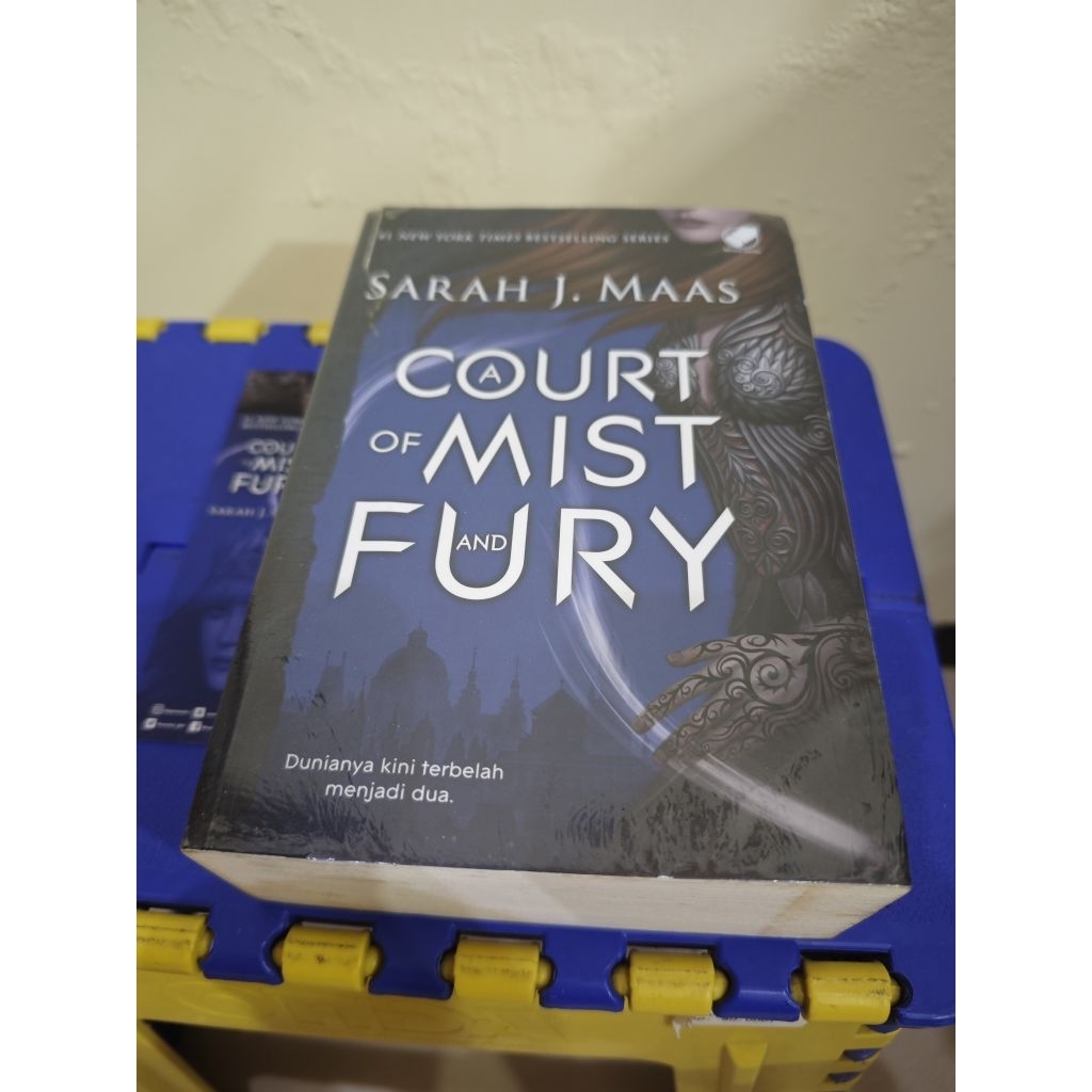 Novel ori original acotar 2 a court of mist and fury sarah j maas acomaf buku bekas preloved fantasi