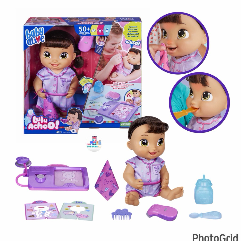 BABY ALIVE LULU ACHOO DOLL HASBRO / MAINAN ANAK BONEKA BABY ALIVE / HADIAH KADO ANAK PEREMPUAN