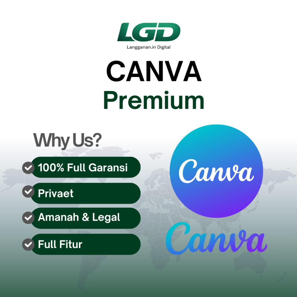 CANVA PRO PRIVATE FULL AKSES 1 - 12 BULAN | RIBUAN TEMPLATE | FULL GARANSI | Canva