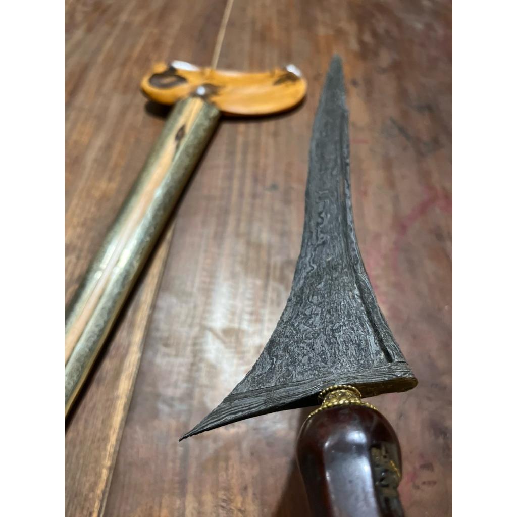 kebo salurung tangguh pajajaran sepuh warangka gayaman solo timoho, pendok blewah cukitan lawas, ded