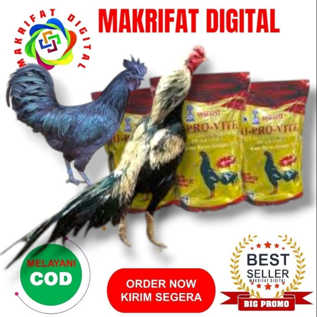MAKRIFAT DIGITAL Paket 7 Kg Sentrat Poer Pur Voer A595K Pakan AYAM PREMIUM Khusus Ayam Bangkok Birma