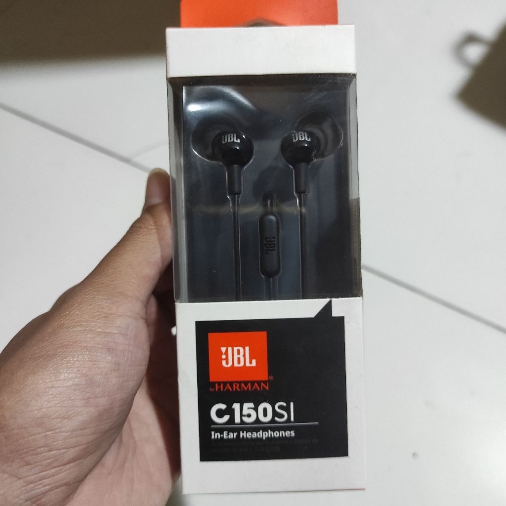 Headset JBL C150Si In Ear Headphones With Mic Original Garansi