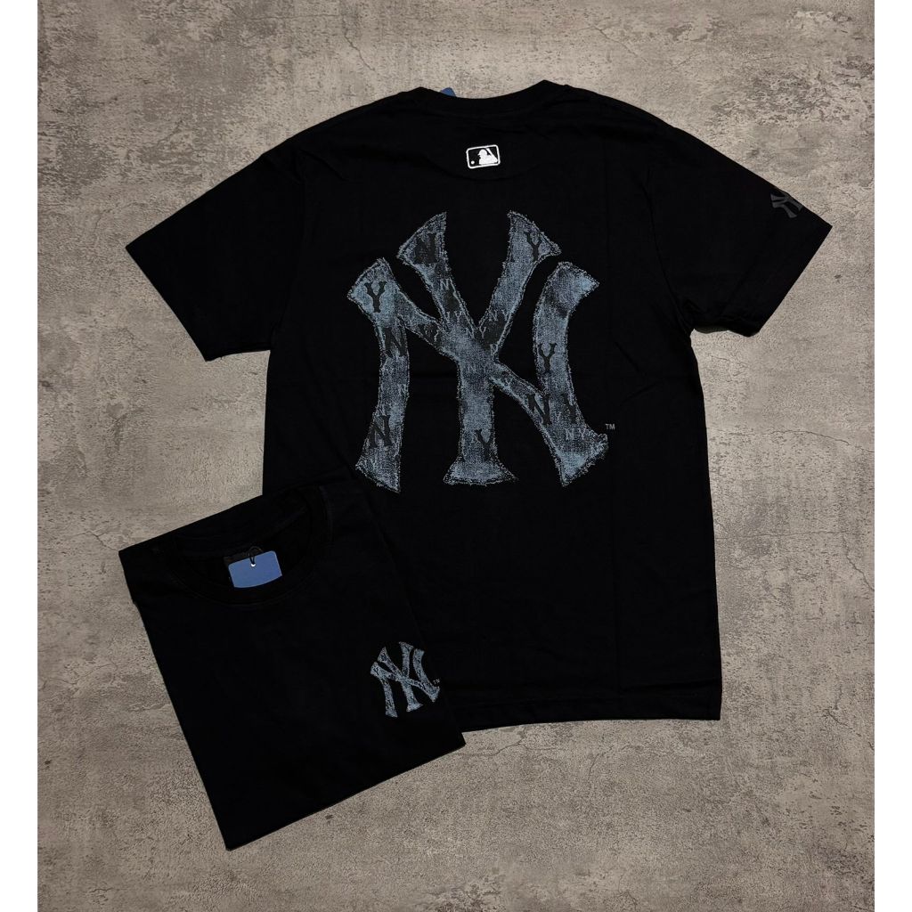 Kaos Branded MLB BlueDept Shadow Premium//Baju Kaos MLB Pria//Kaos Branded Pria
