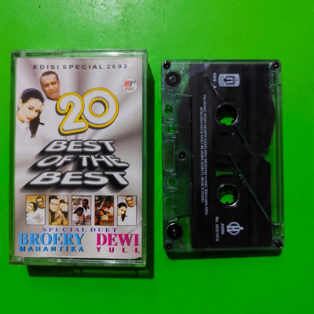 Kaset BROERY & DEWI YULL 20 Best Of The Best