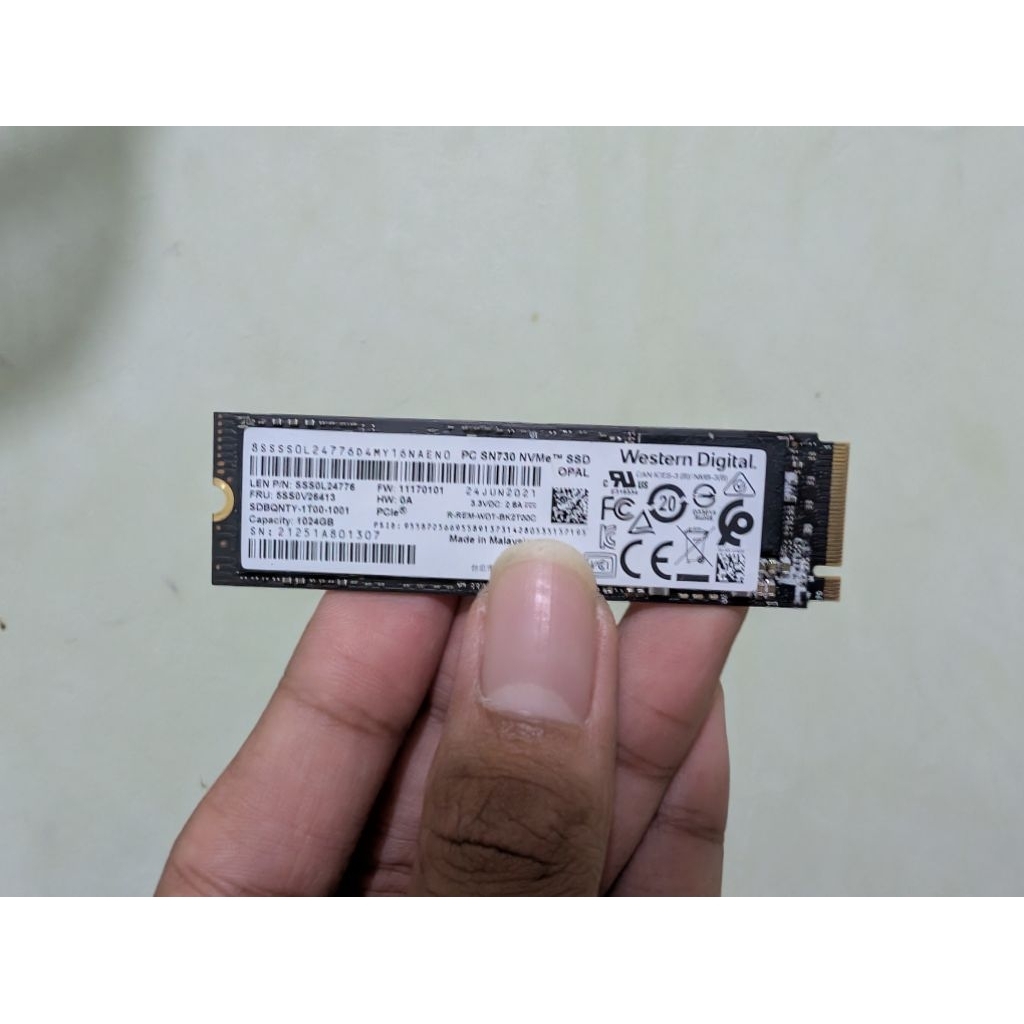 SSD NVME WD BLACK SN730 1TB DRAM