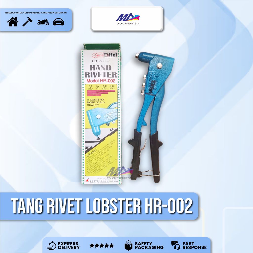 LOBSTER Tang Rivet 10" / Tang Rivet 10 Inch / Tang Rivet LOBSTER