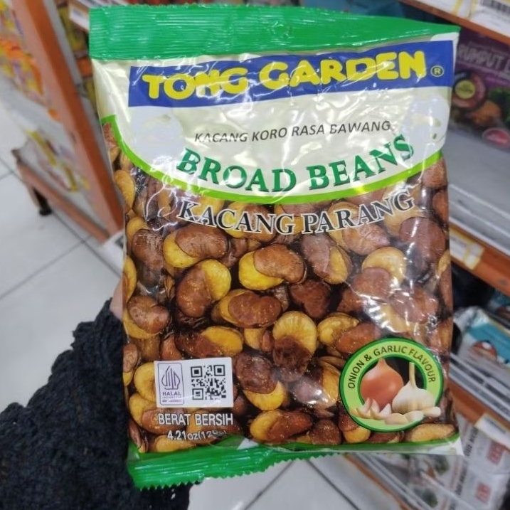 Tong Garden Kacang Parang ( Kacang Koro ) Rasa Bawang & Bawang Putih 120gr - Surabaya R