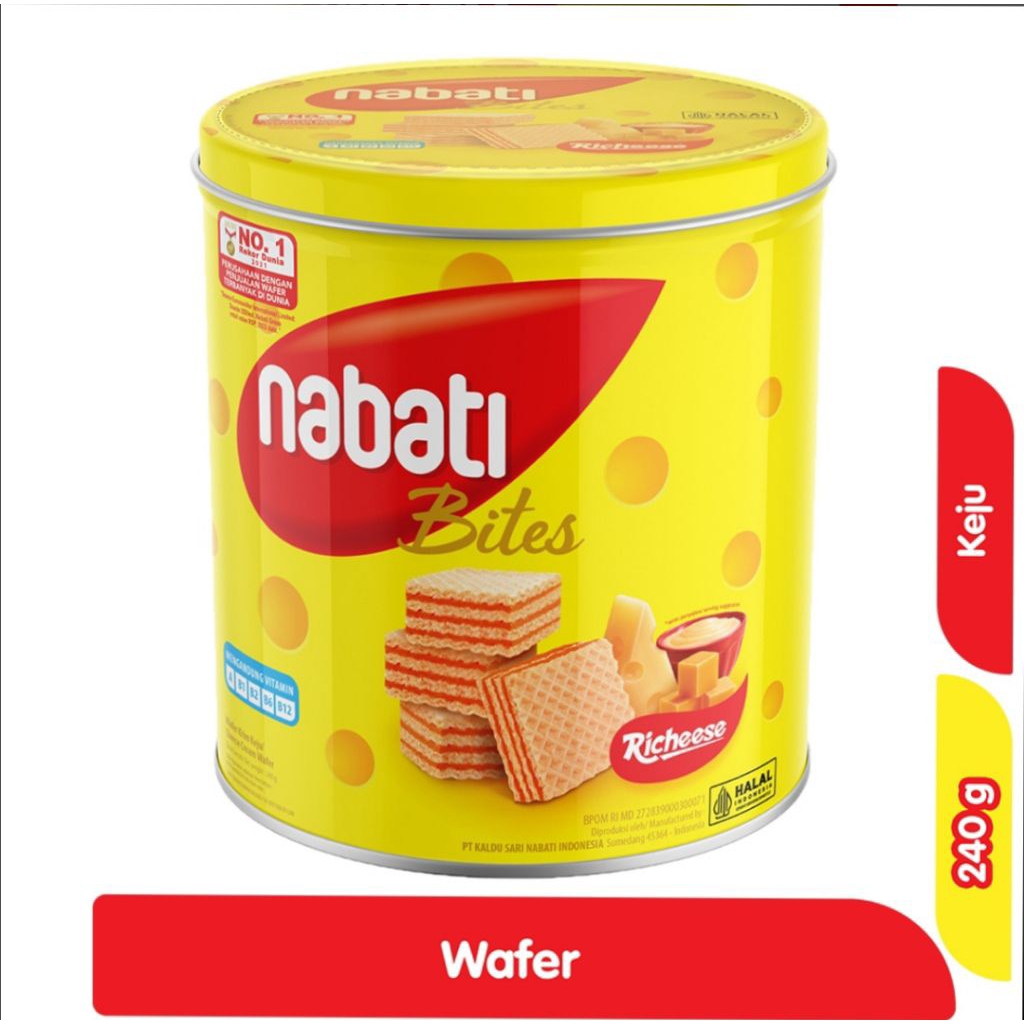 Nabati Wafer Kaleng 240g murah