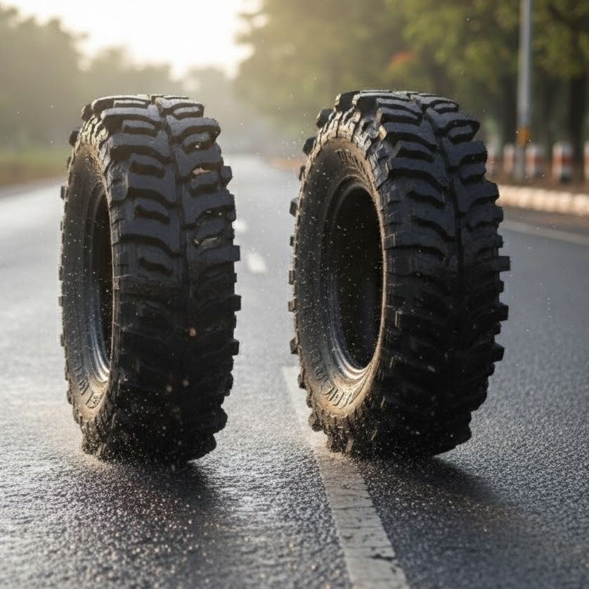 Ban Mobil Off-Road Ukuran 33 12,5 R15 Merk Accelera Badak X-Treme Cocok Untuk Di Gunung Babatuan