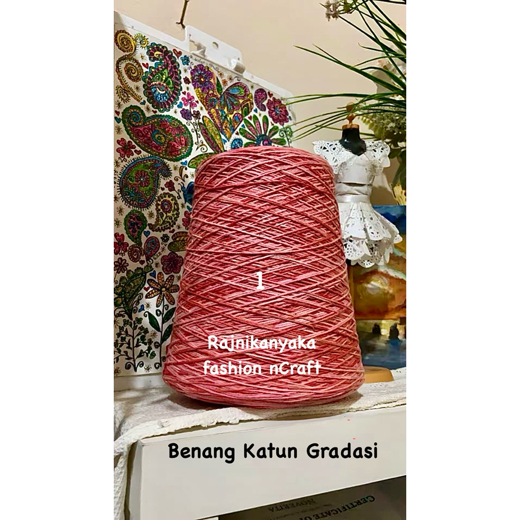 Benang Rajut/Benang Rajut Katun/Benang Katun jala, 500gr
