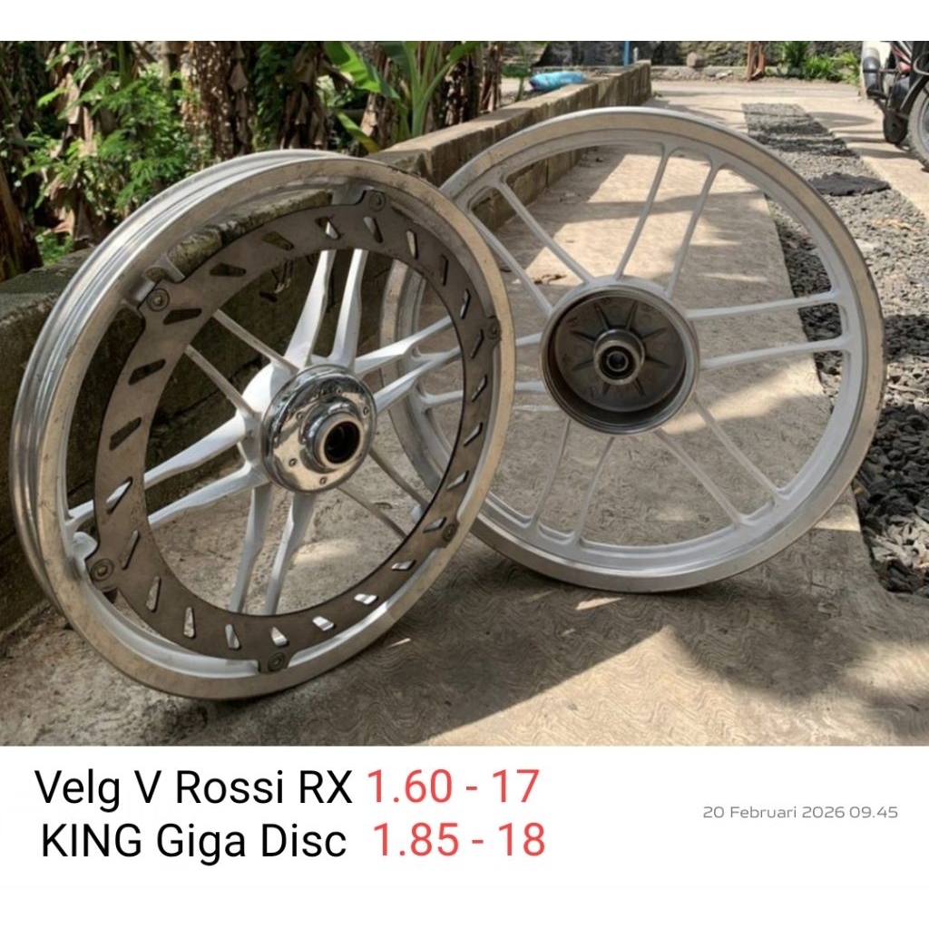 Velg RX King merk V Rossi model Giga Disc