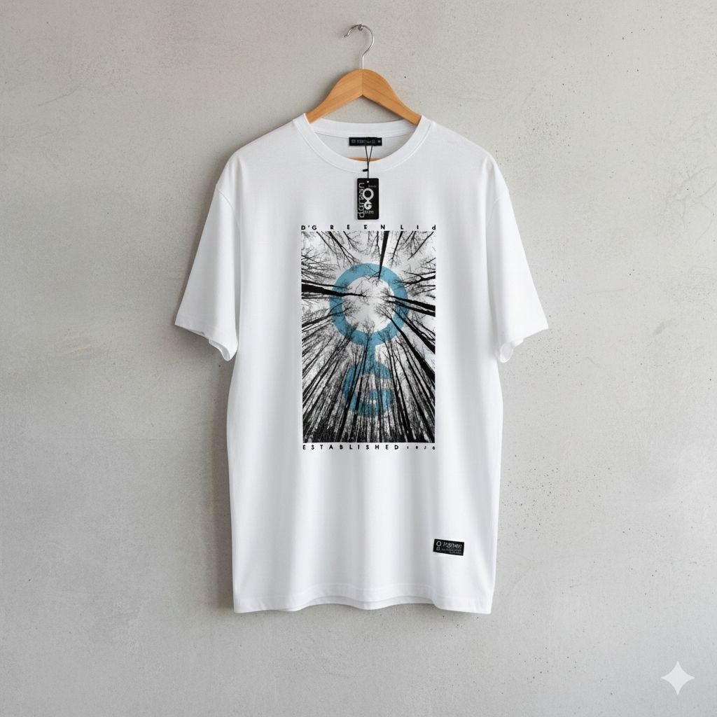 Kaos Surfing Dgreen Lengan Pendek Original Kaos Distro Surfing Terlaris