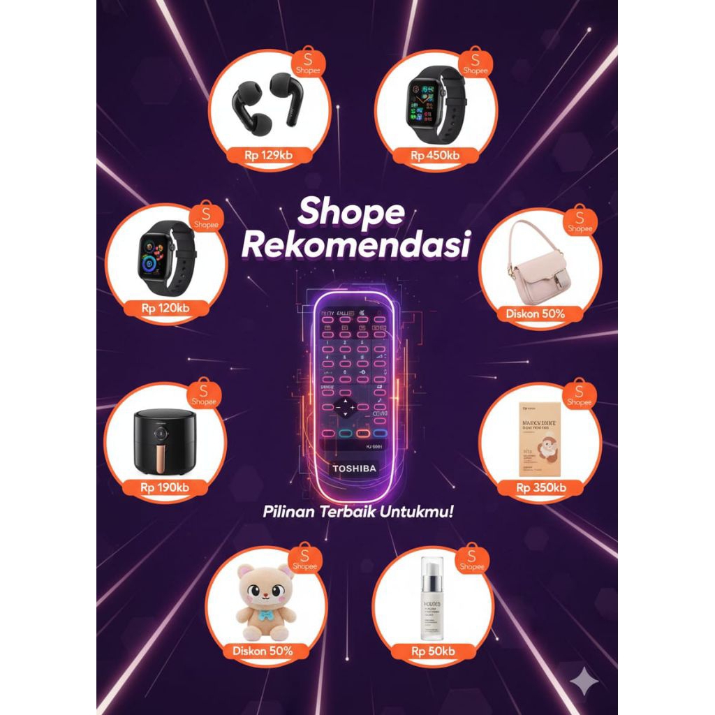 REMOTE TV TABUNG TOSHIBA