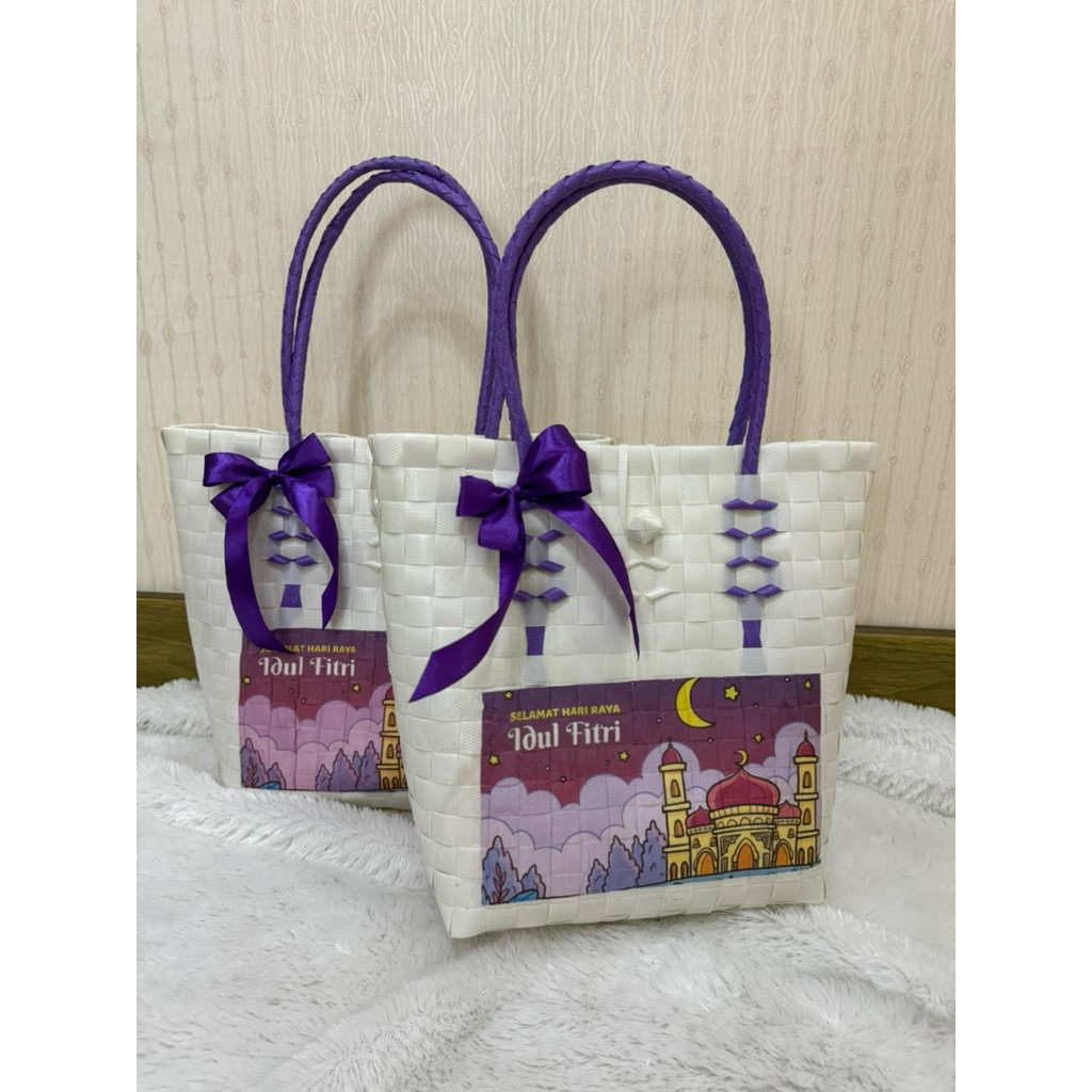 Sakura Parcel Gambar - tas anyam parcel lebaran