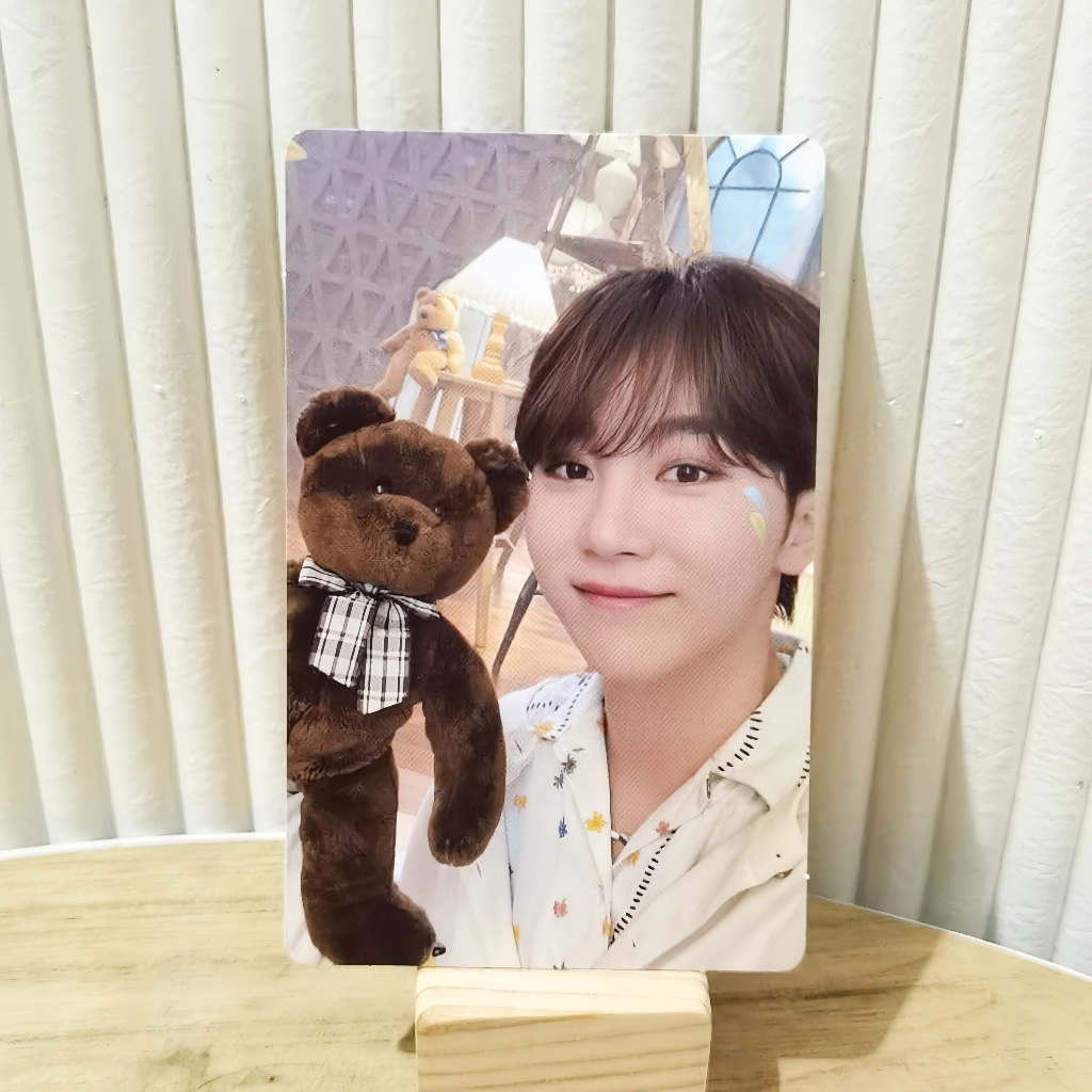 official photocard seungkwan teddy seventeen photocard seungkwan seventeen photocard seungkwan face 