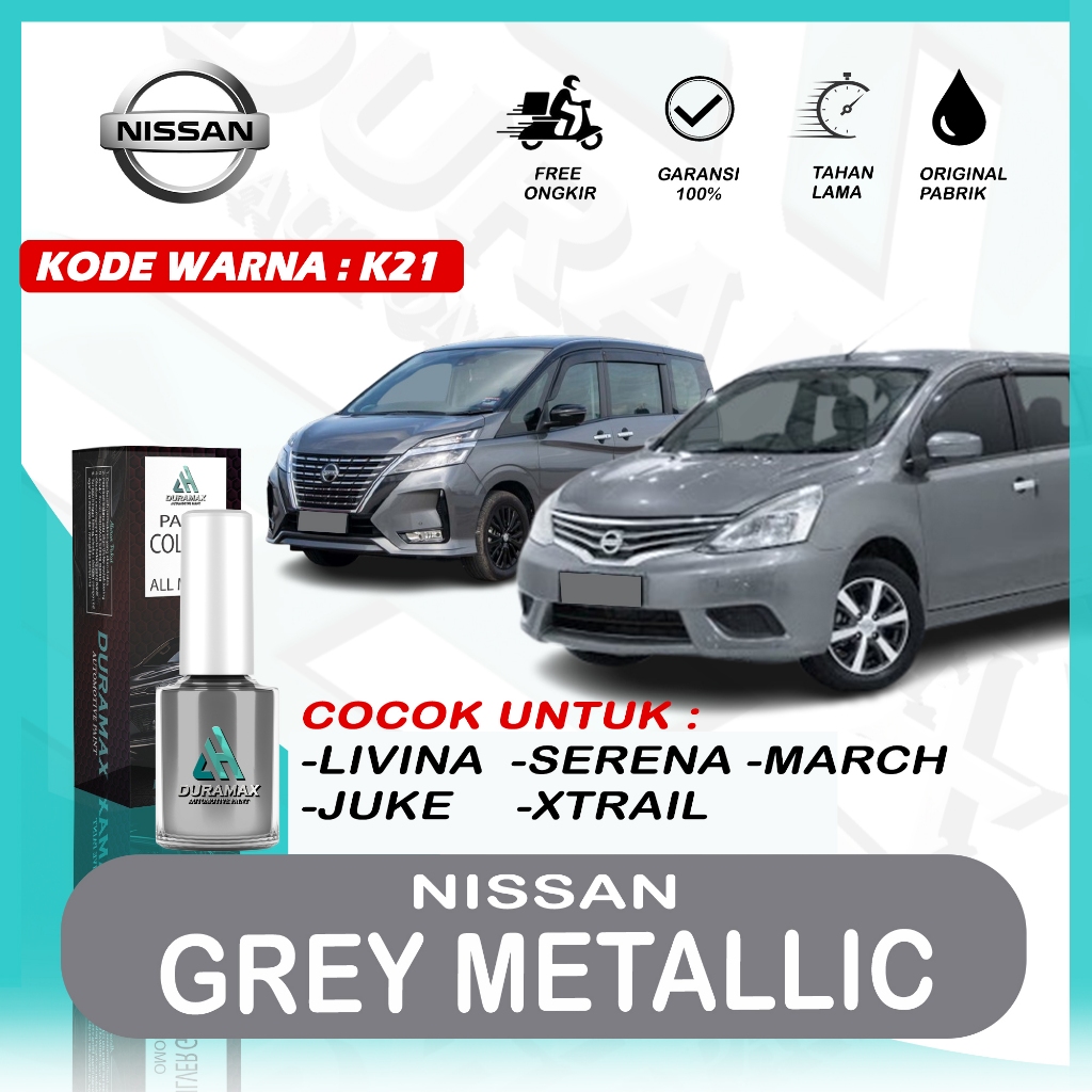 CAT OLES MOBIL NISSAN GREY METALLIC K21 LIVINA SERENA JUKE XTRAIL MARCH EVALIA