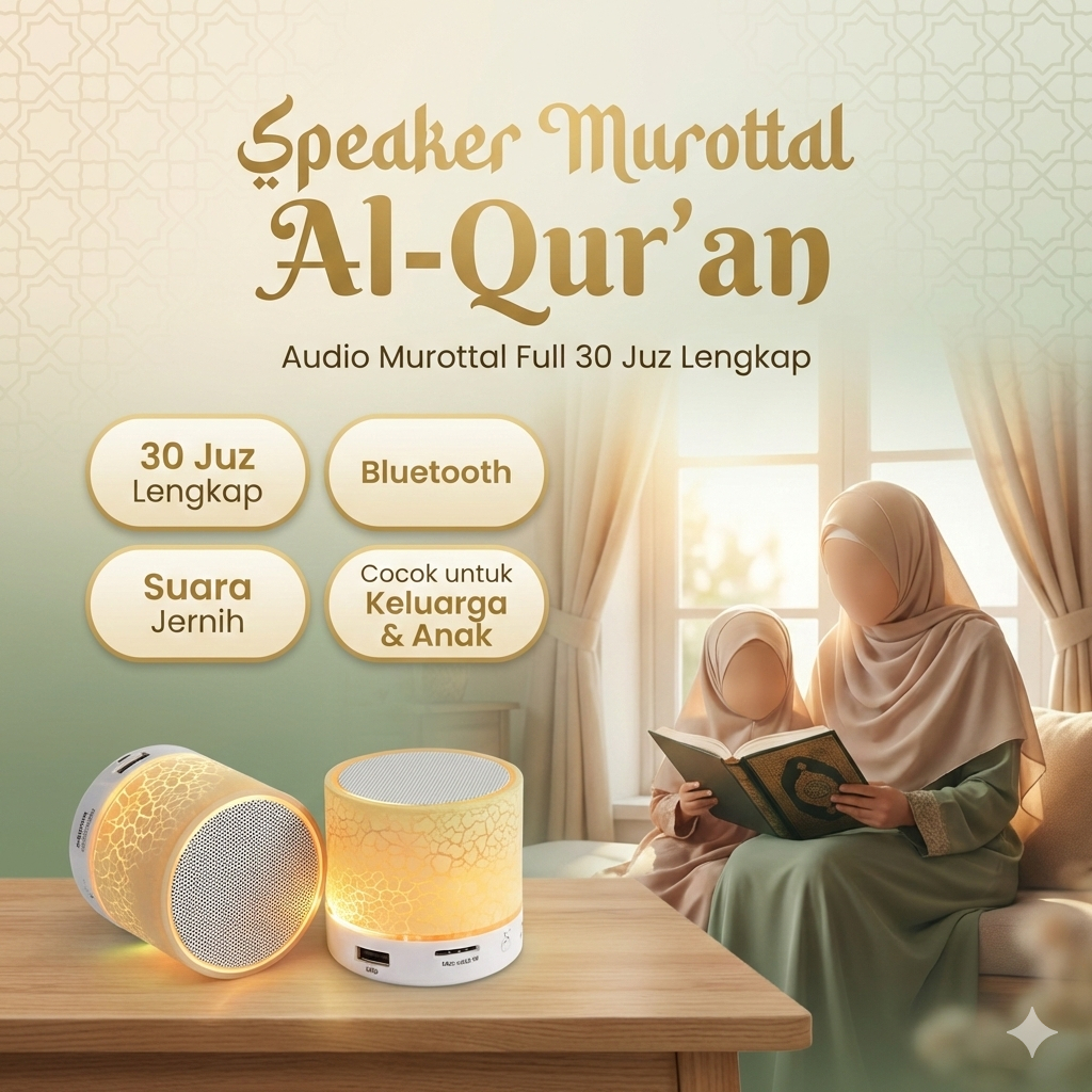Speaker Murottal Murotal Alquran quran anak 30 Juz Termurah