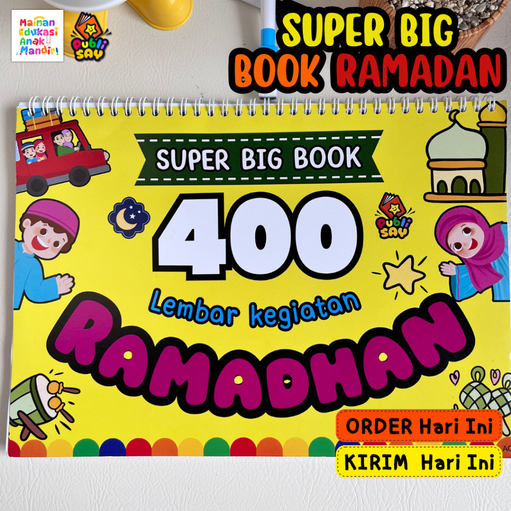 Super Big Book Ramadhan 365+ Lembaga Kegiatan Anak Paud TK-A TK-B