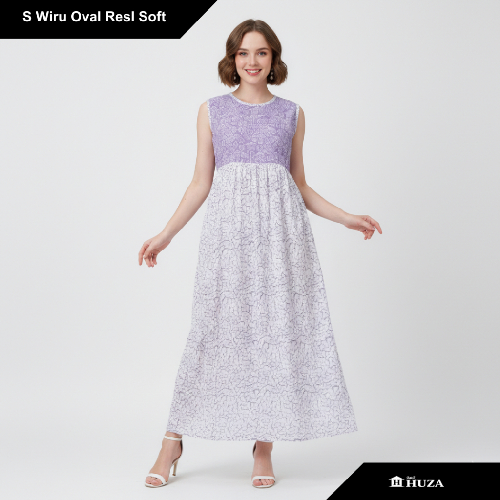 Batik Huza Daster BUSUI Panjang S Wiru Oval Resl Soft