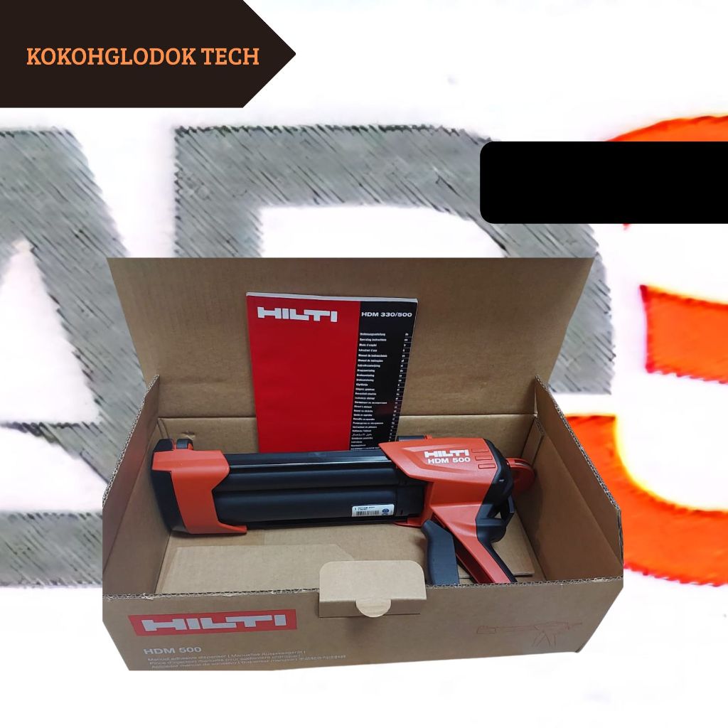 HILTI HDM 500 - DISPENSER / GUN/ALAT TEMBAK CHEMICAL LEM ANGKUR HILTI