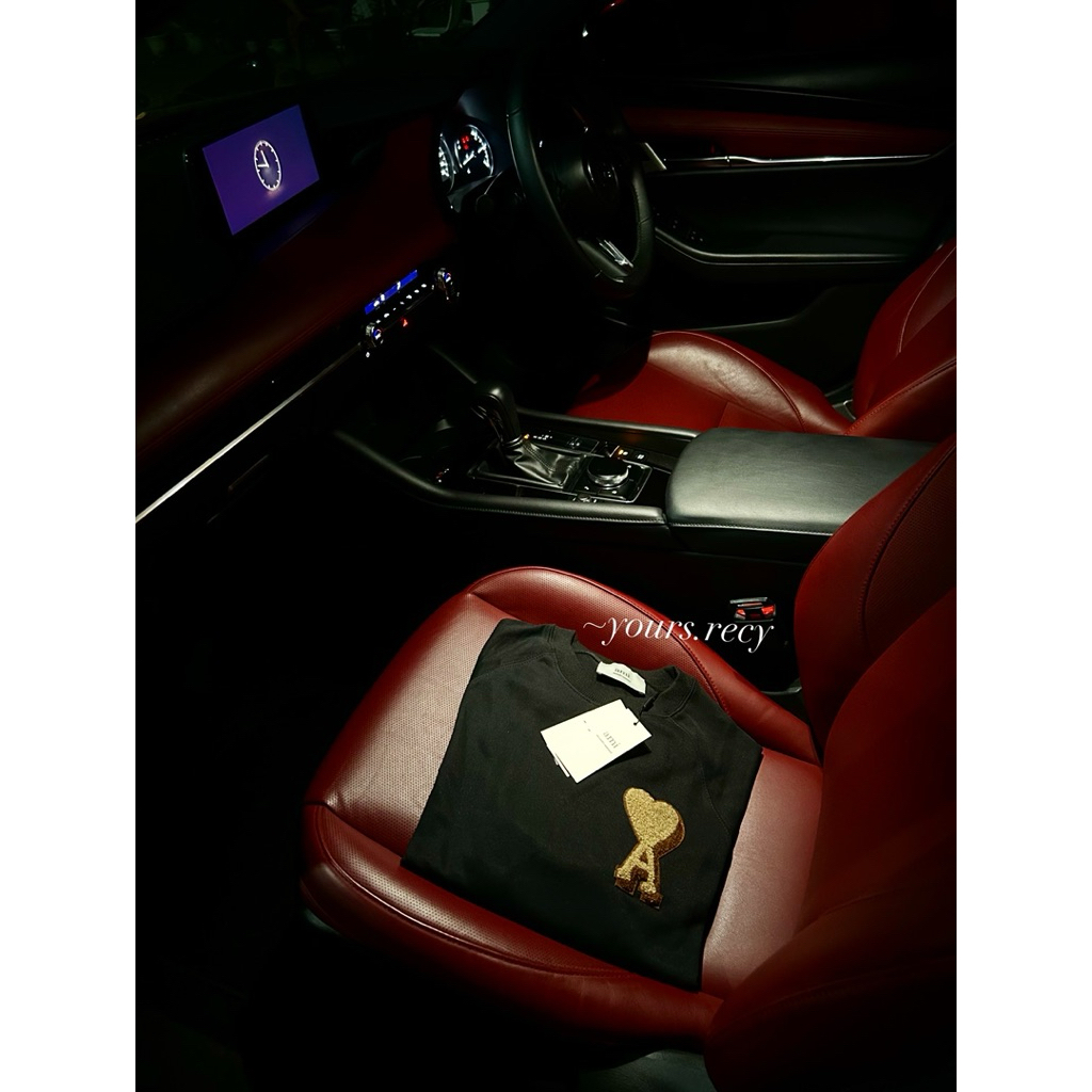 Sweater Ami Paris Shadow Black De coeur