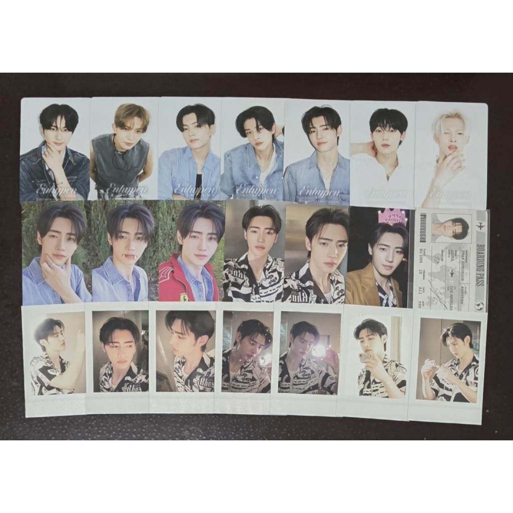 Official Photocard Polaroid Sunghoon Enhypen Dicon & Mission Card