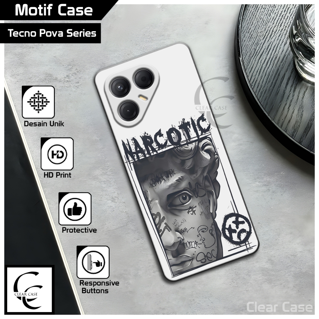 Casing Tecno Pova 7 4G 7 5G  7 Ultra 5G Tecno Pova 6 6 Pro Tecno Pova 5 5 Pro Tecno Pova 4 & 4 Pro T